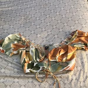 SHEIN micro cropped beach wear.